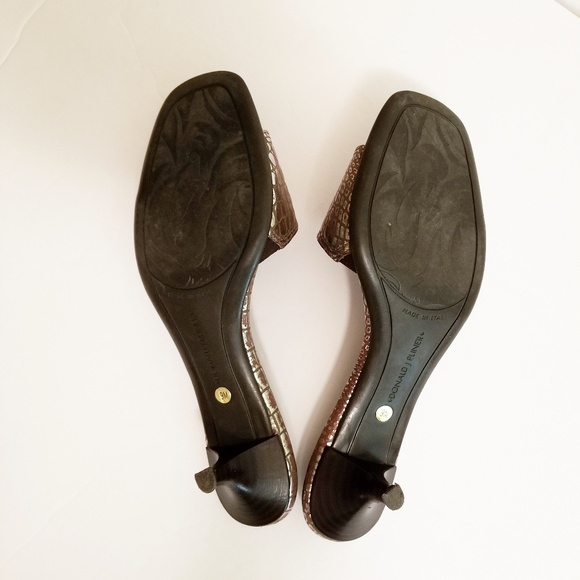 Talons Compensés Donald J Pliner Taille 9M (US) - Slides à Enfiler - Occasion En Très Bon état - Fabriqués En Italie